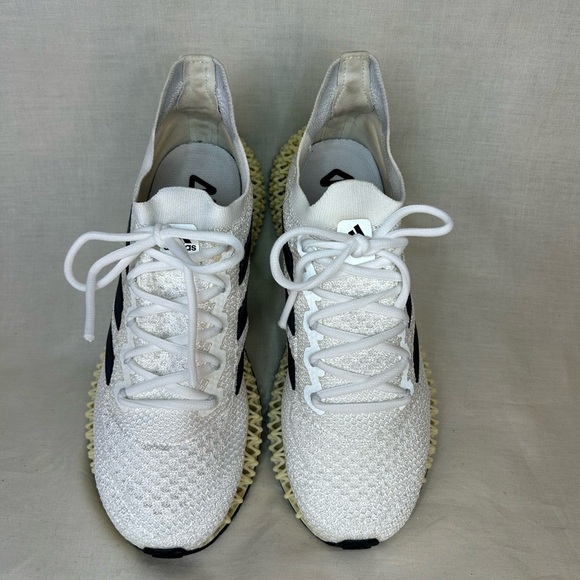 Adidas 4D Run 1.0 White/Black Men’s 7.5 — 3D‑printed lattice midsole RARE - Picture 3 of 9